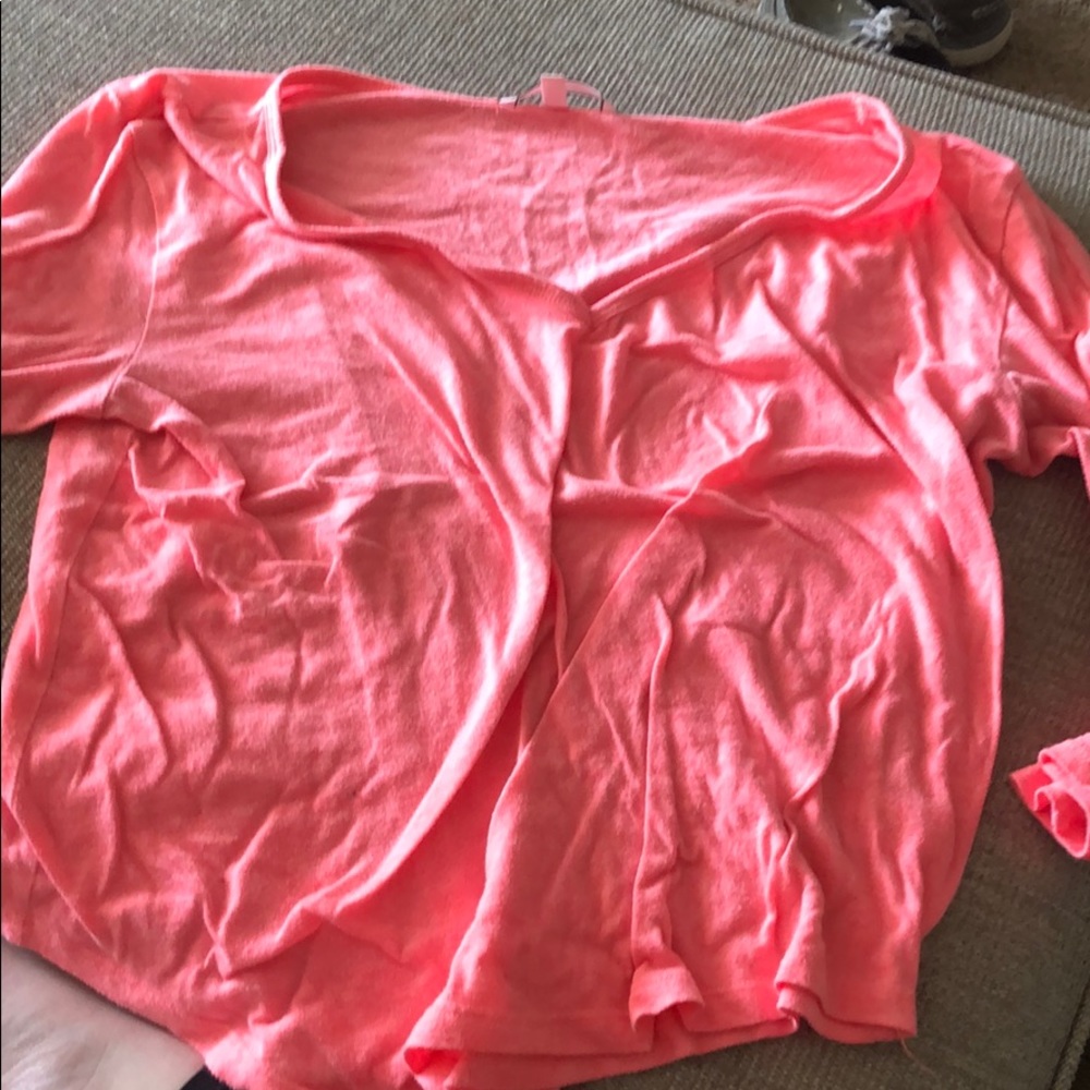 Pink pajama top